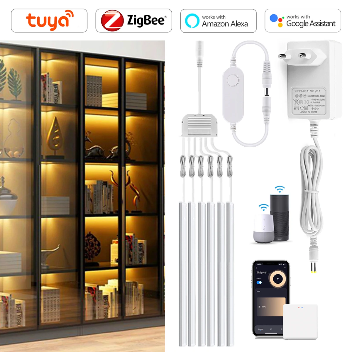 Alexa Compatible Bulb - Kit di 2/3/5 barre luminose LED