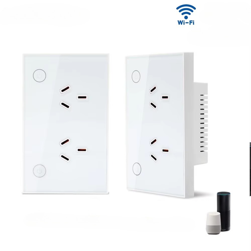 Smart Home Control Panel - Presa Intelligente da Parete Zigbee Wi-Fi