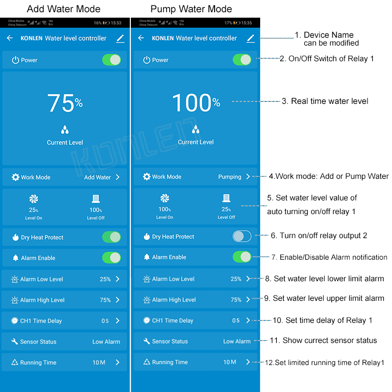 KONLEN Tuya Sensore di livello - Smart Home Water Level Sensor recensione e prezzo