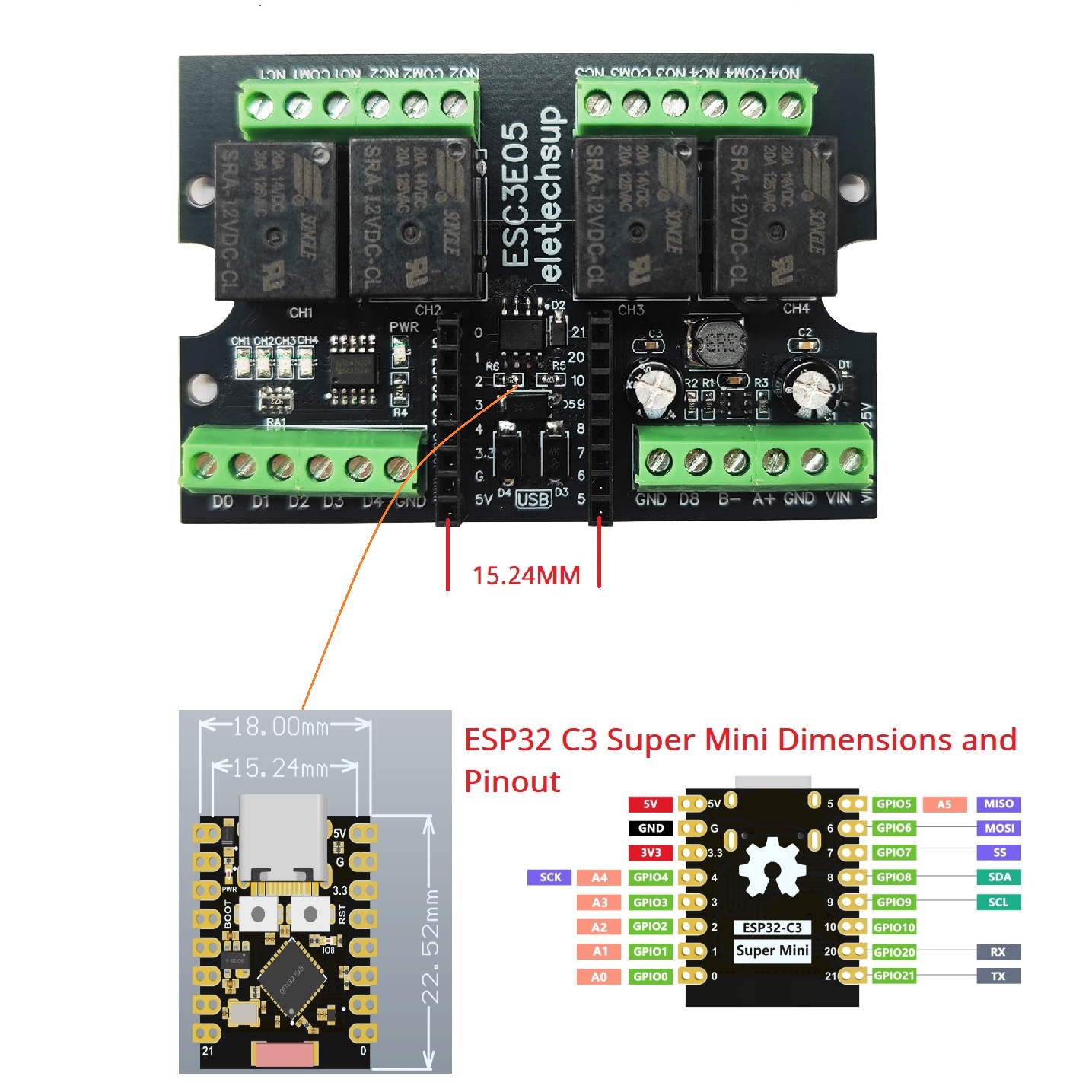 Modulo relè Ultimate ESP32 C3  - Smart Home Kit For Arduino recensione e prezzo