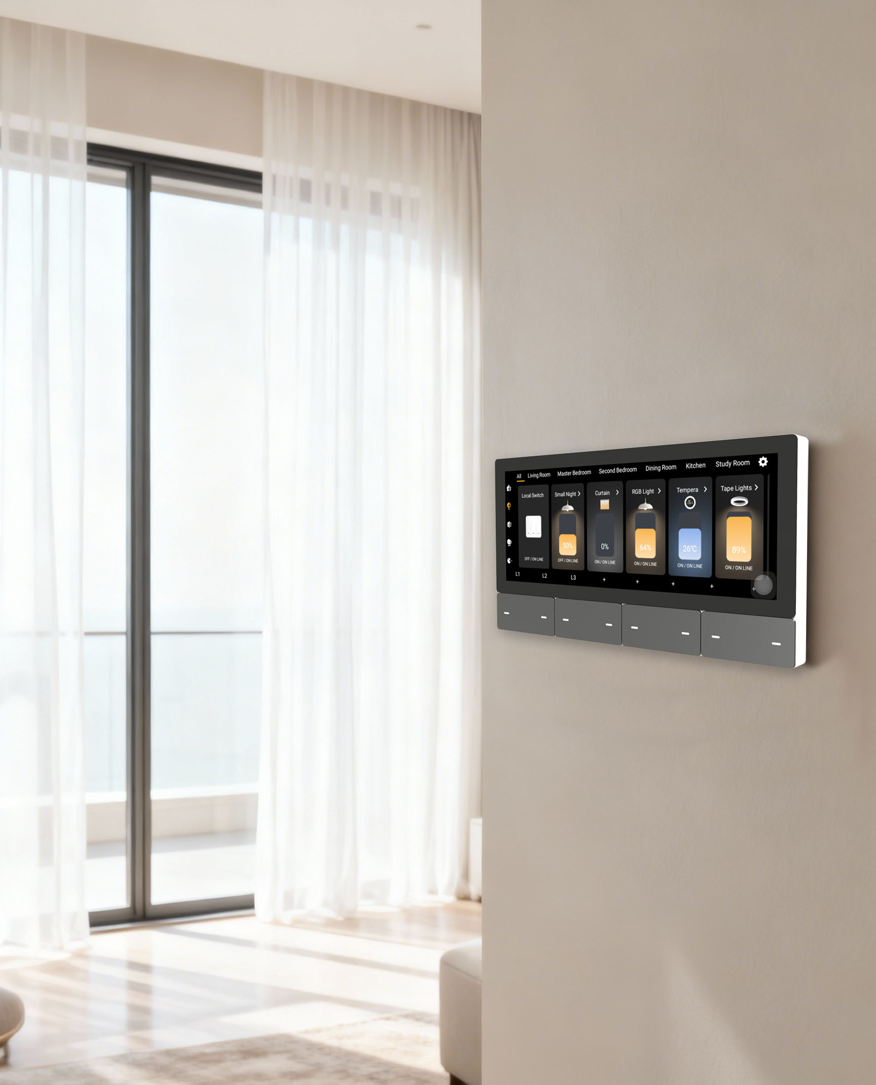 F5 Tuya UK Touch Screen Music  - Smart Home Control Panel recensione e prezzo