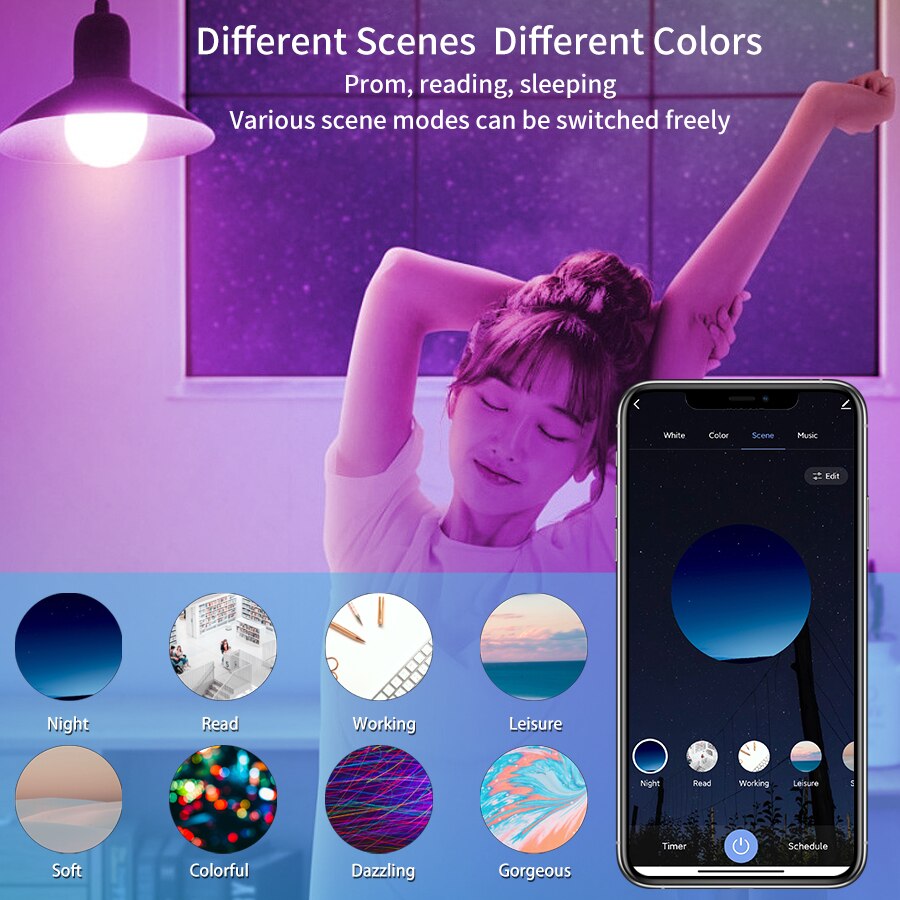 Lampadina LED Intelligente WiF - Alexa Compatible Bulb recensione e prezzo