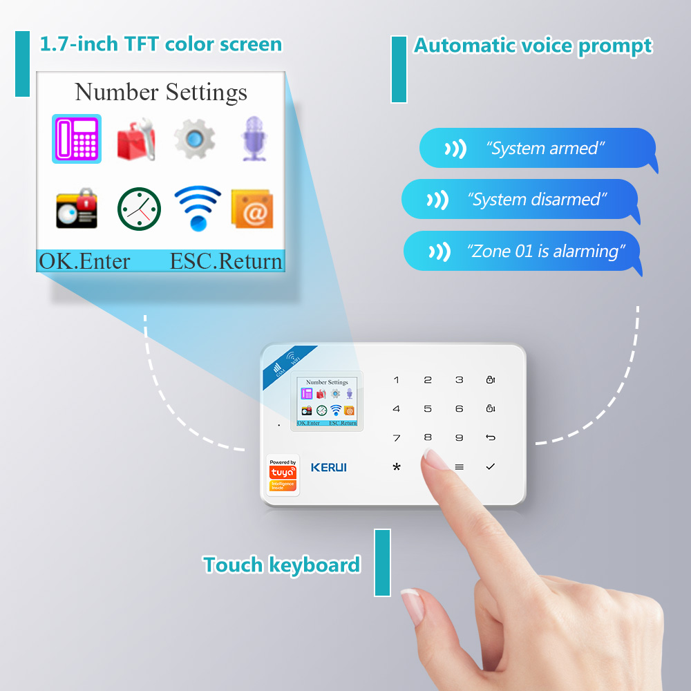 KERUI W181 Sistema di Allarme  - Smart Home Package recensione e prezzo